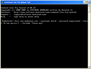 Command Line Ftp Upload screenshot